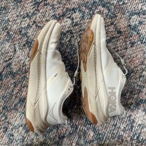 Hoka Transport eggnog sneakers